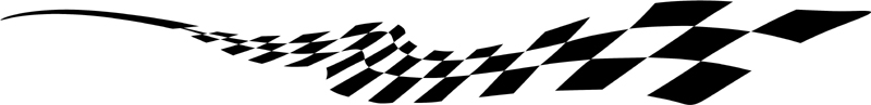 Checkered Kite stripes vinyl sticker. B543
