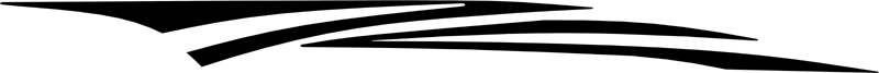 Vixen II stripes graphic decal. B619