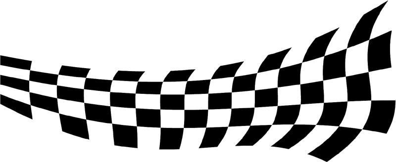 Winning Fancy stripes graphic decal. FF028