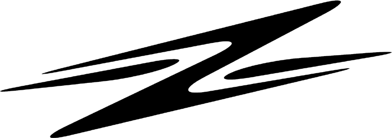 Zig Zag stripes graphic decal. FF424